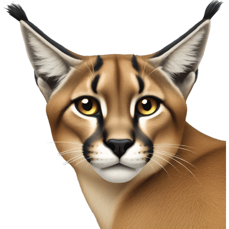 Caracal weeping emoji