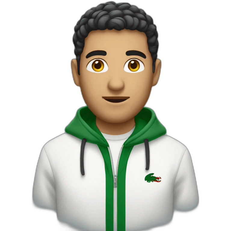 algerian Guy with Lacoste clothes emoji