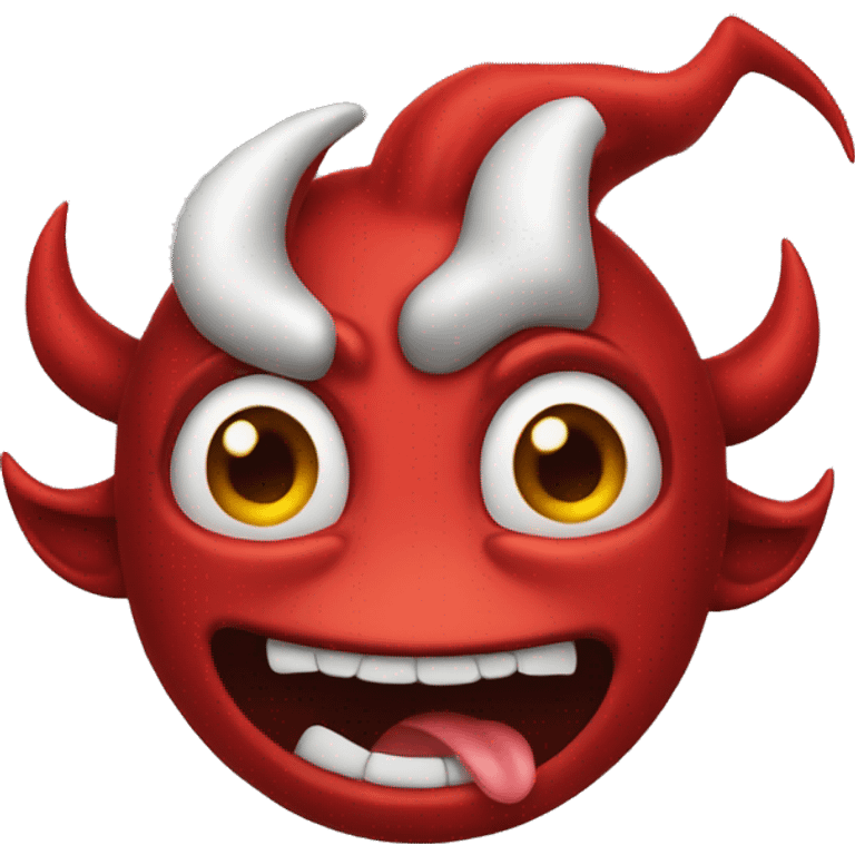 Devil with tongue out emoji