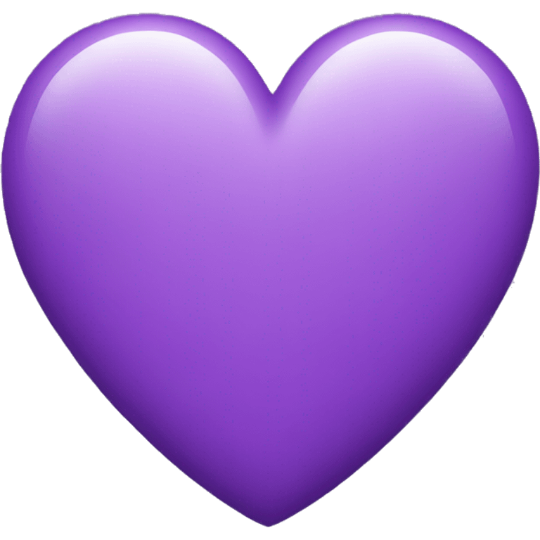 Purple heart emoji