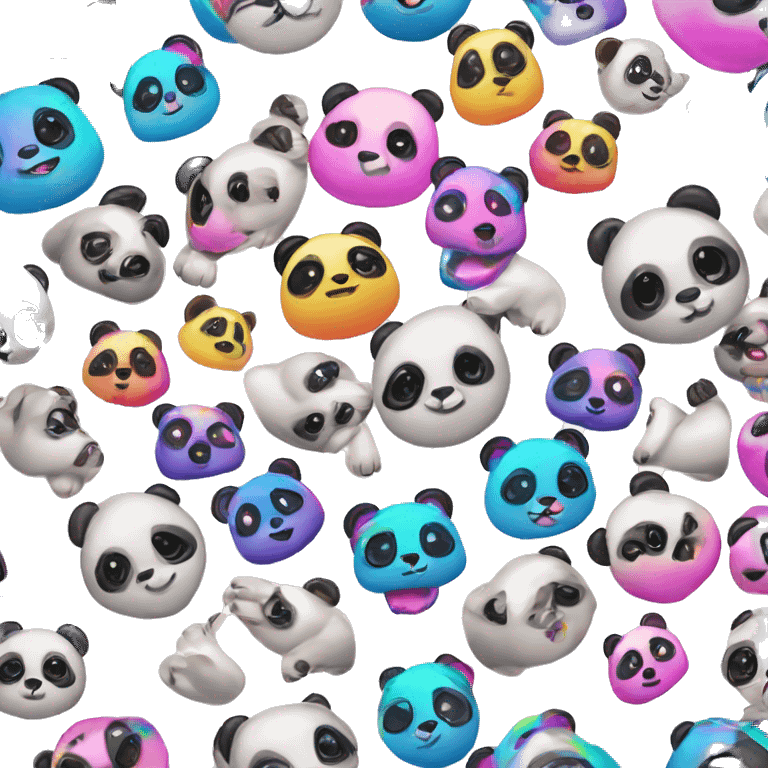 lisa frank panda bear emoji