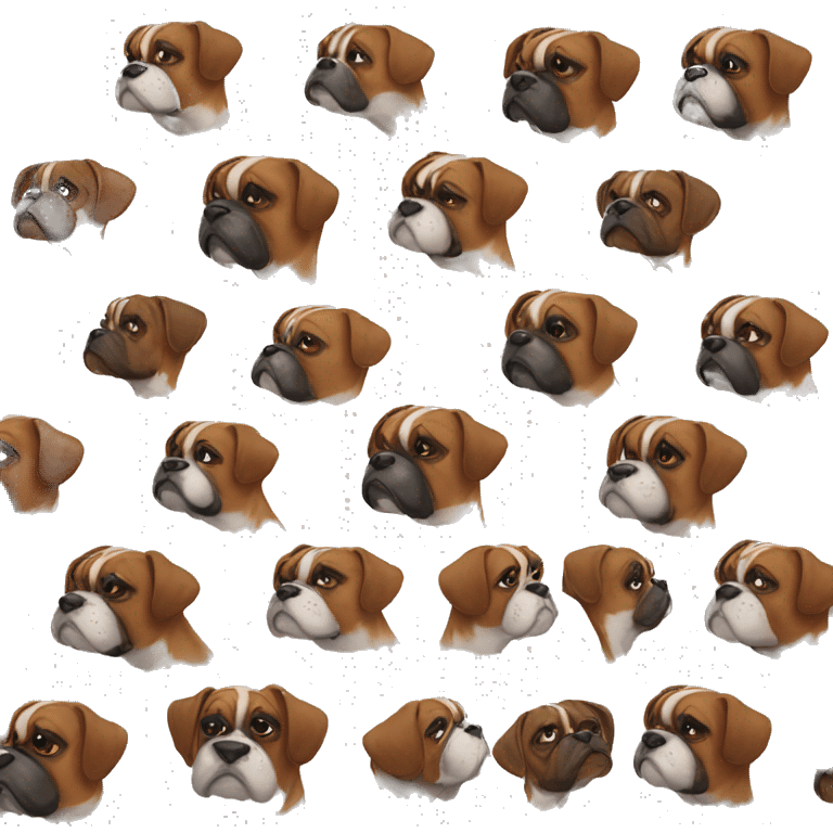 Boxer dog emoji