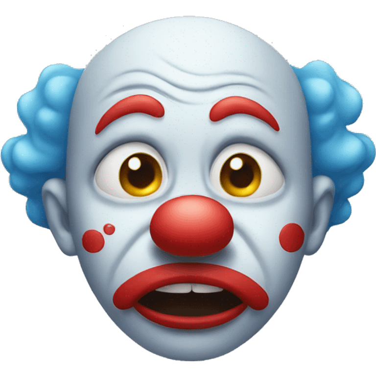 crying clown emoji