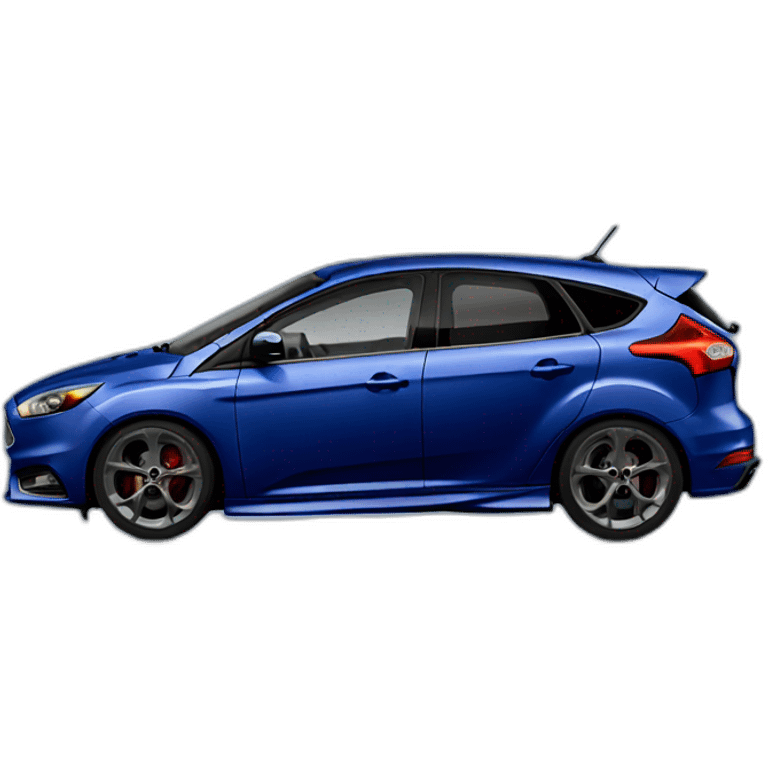 Ford focus st dark blue emoji