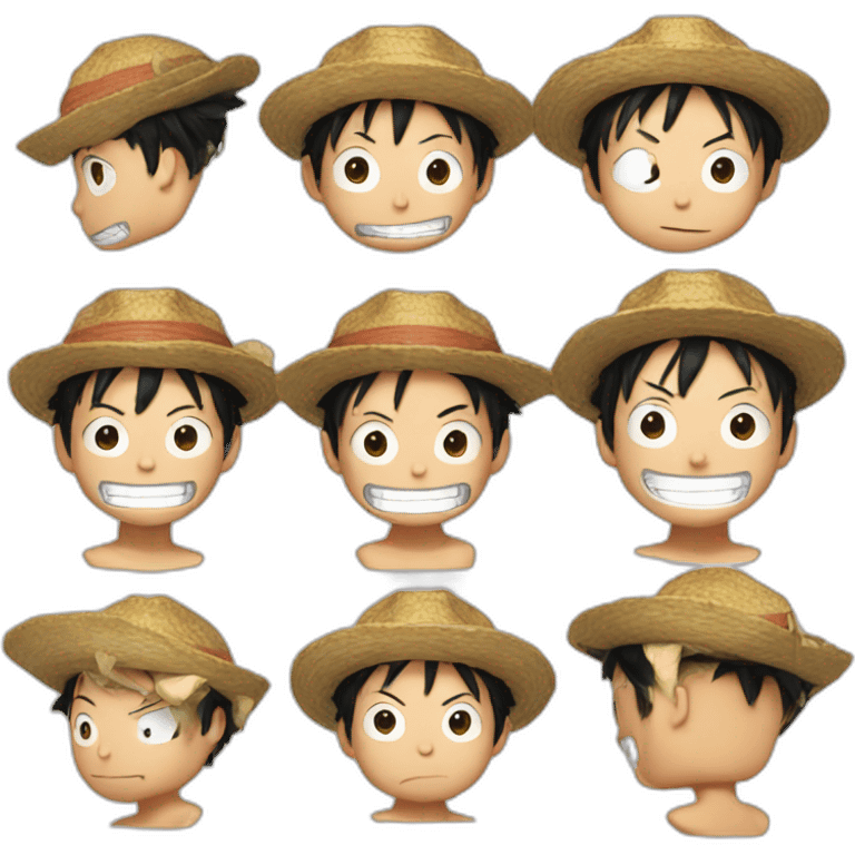 Luffy qui souri emoji