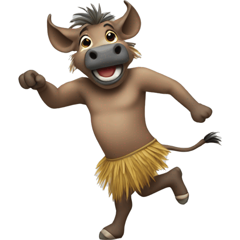 Dancing warthog  emoji