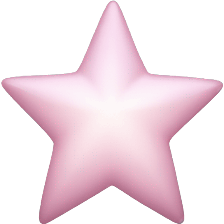 Light pink star detailed emoji