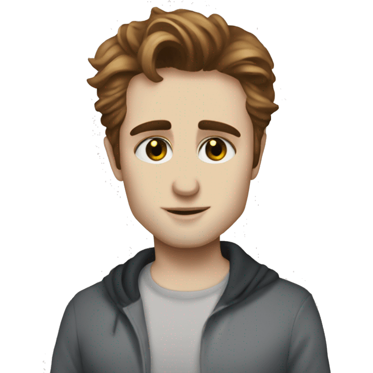 Edward Cullen from twilight being pregnant  emoji