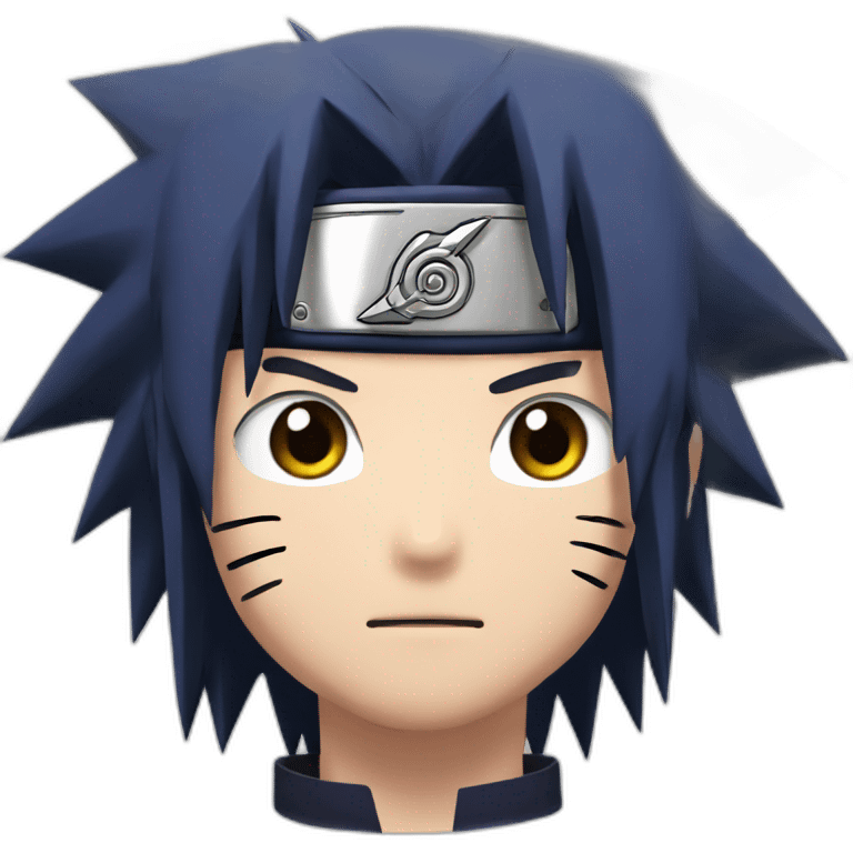 Naruto embrasse sasuke emoji