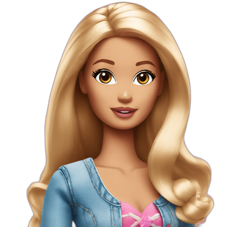 Barbie doll emoji