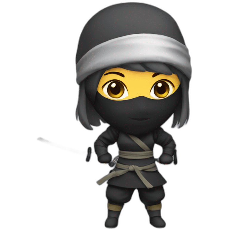 Ninja girl emoji