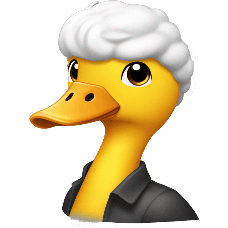 pato amarillo super enojado  emoji