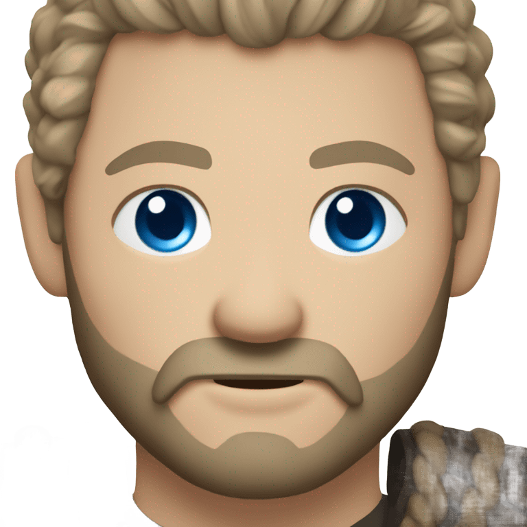 Ragnar lothbrok with blue eyes emoji