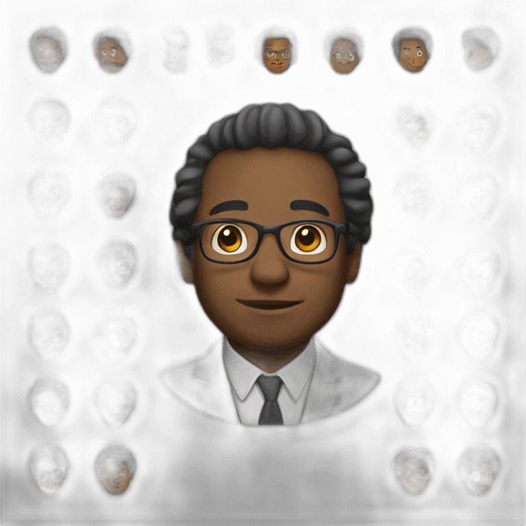 Black man El profesor emoji