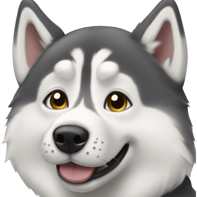 husky dog after surgery emoji