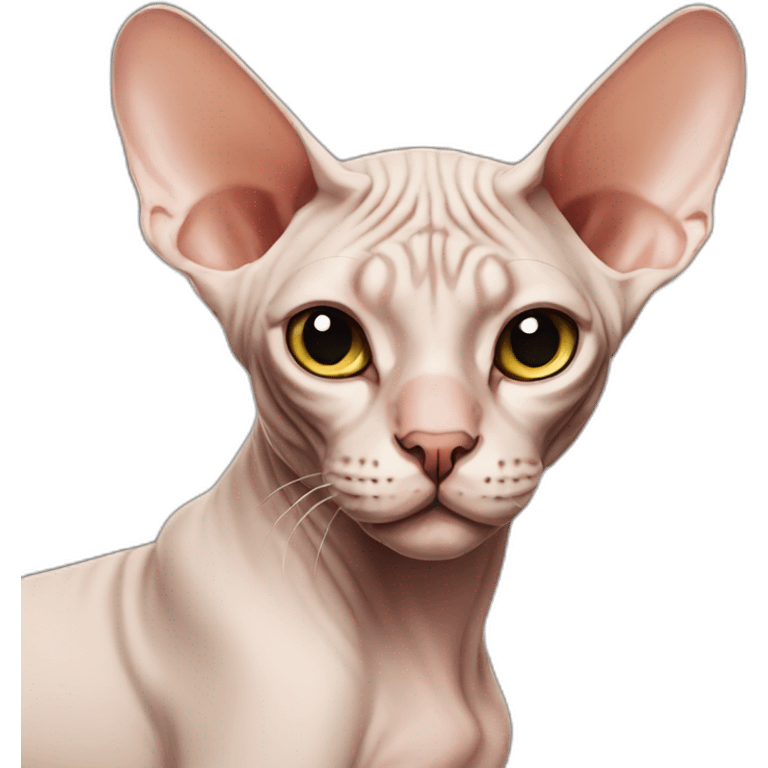 Sphynx cat emoji