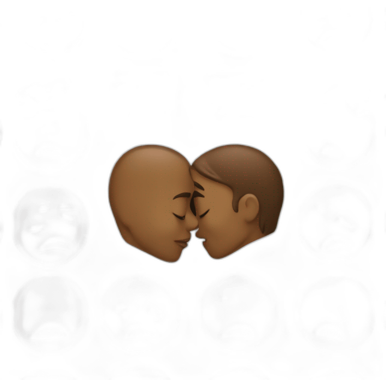 kissing emoji