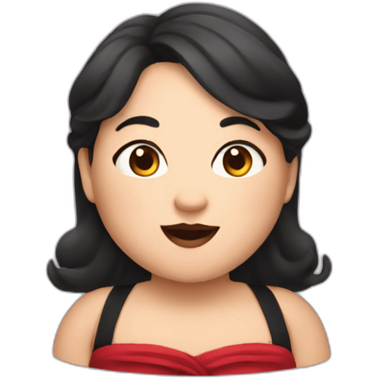 cute chubby opera singer emoji