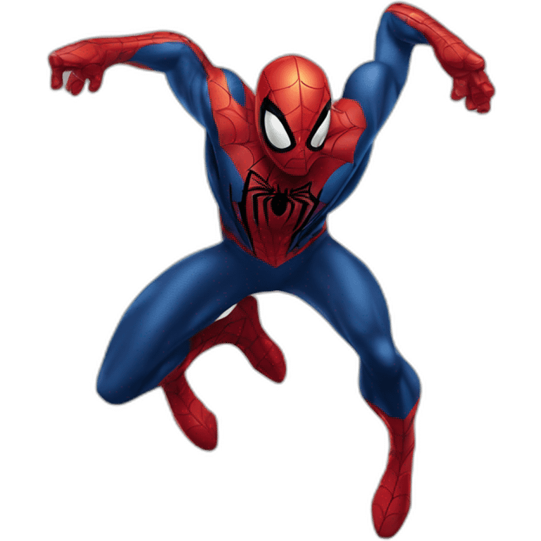 moitié spider man moitié venom emoji