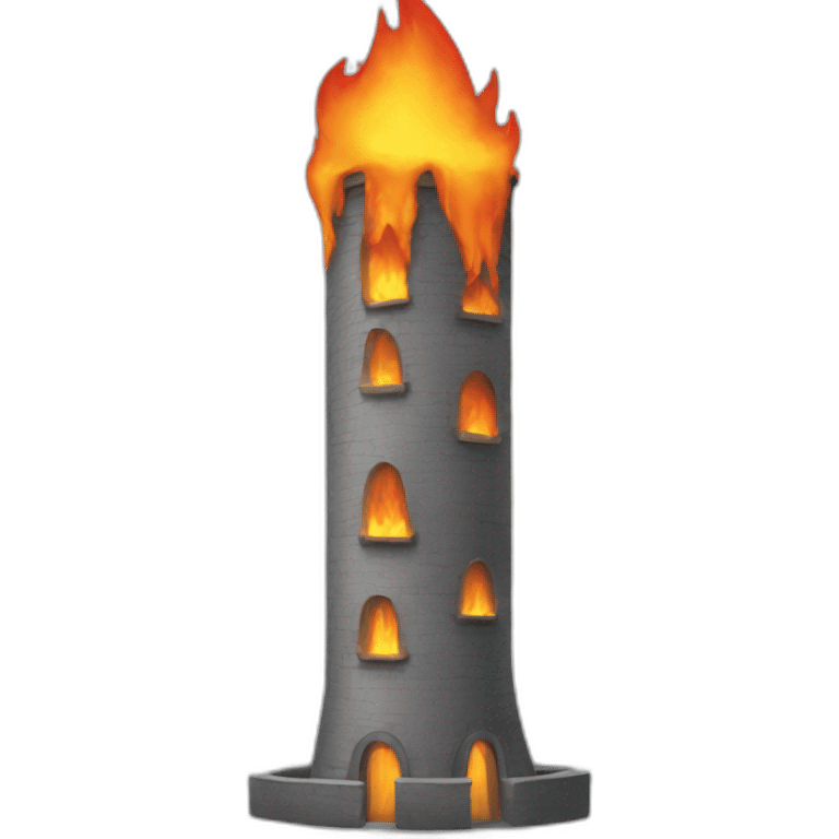 Flame towers emoji