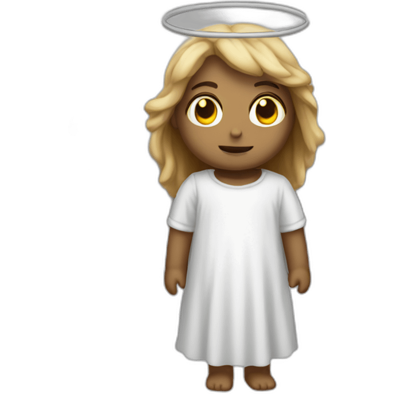 Biblically accurate scary angel emoji