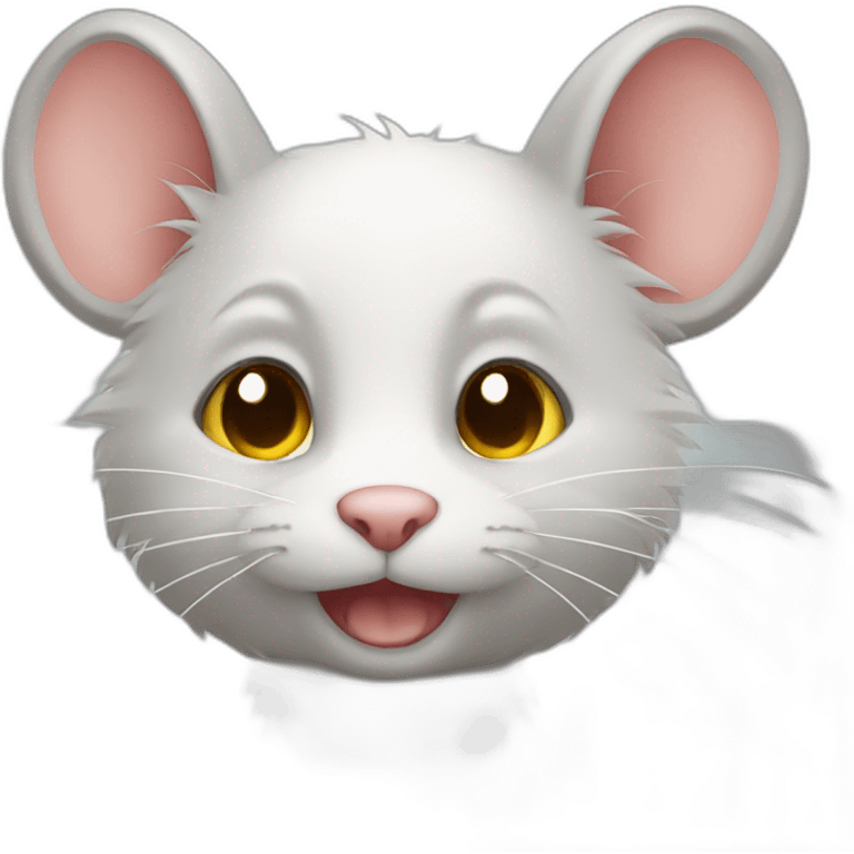 Chat sur rat emoji