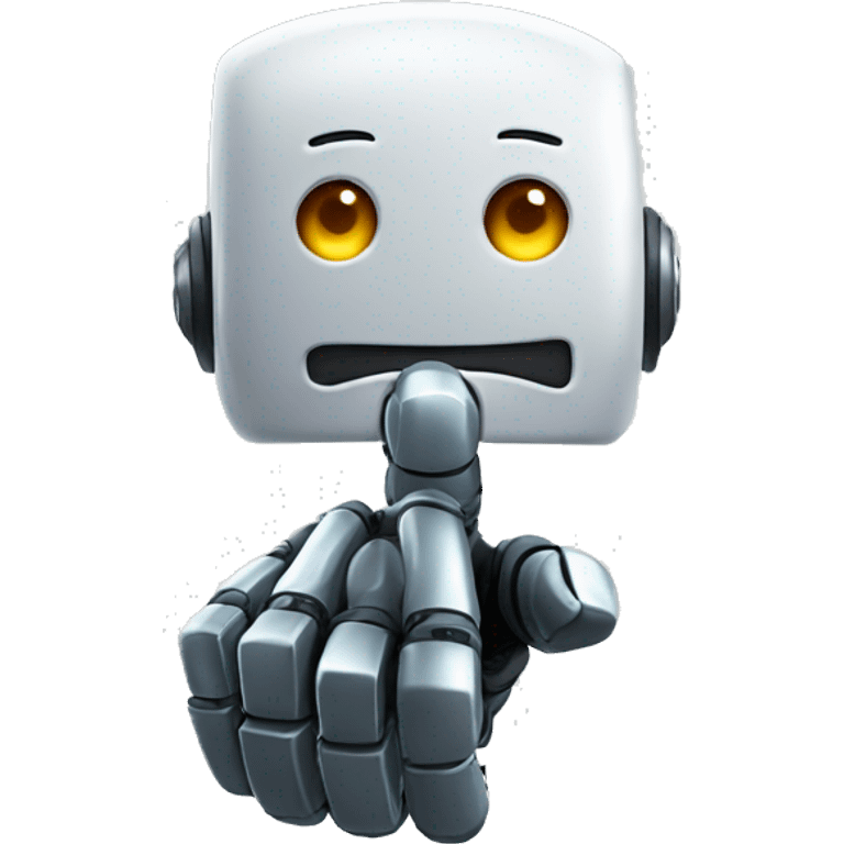 ROBOT INDEX FINGER emoji