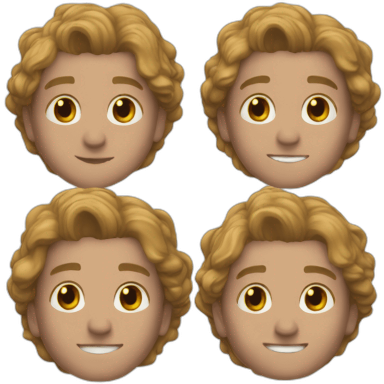 Tristan embrasse nolan emoji