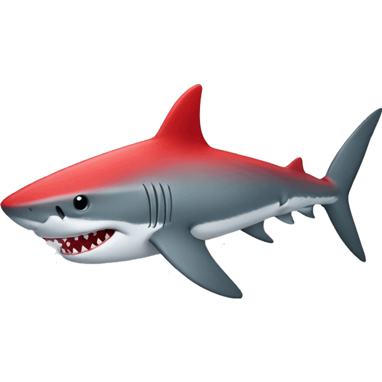 shark with red hat  emoji