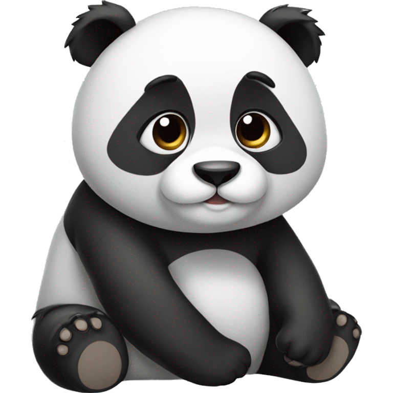 Cute panda emoji