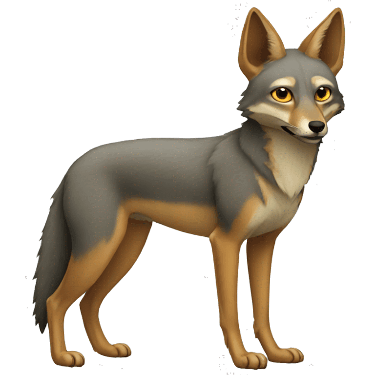 Jackal Full Body emoji