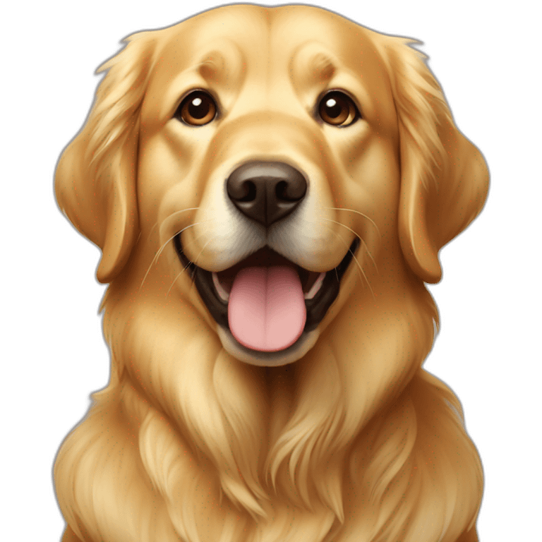 Golden retrievers emoji