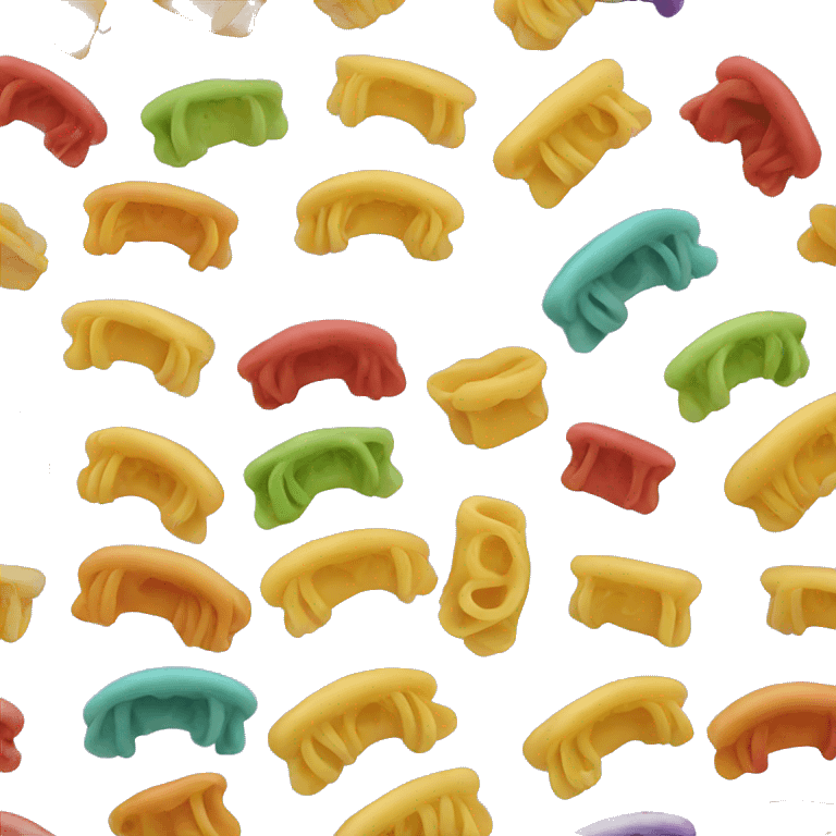 rainbow pasta emoji