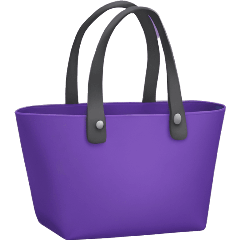 purple tote bag emoji