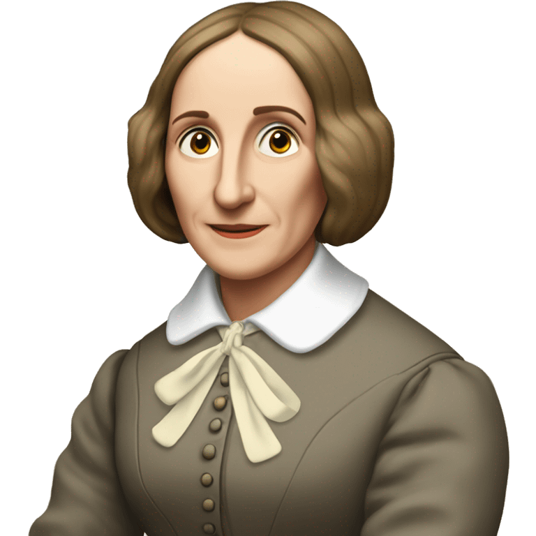 George Eliot (real name Mary Ann Evans) british writer emoji