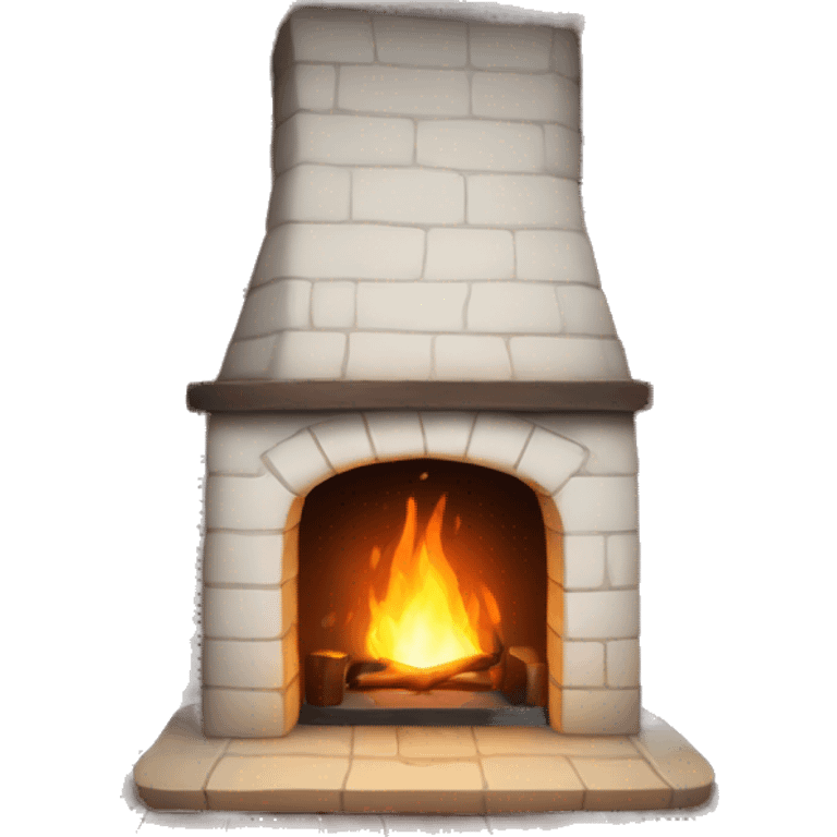 Cosy fireplace emoji