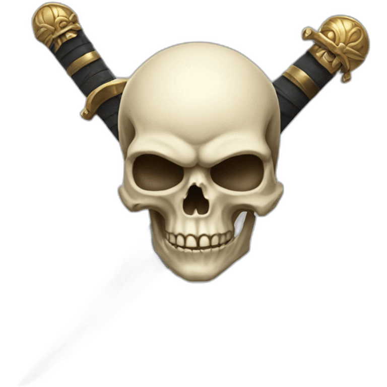 skull sword emoji