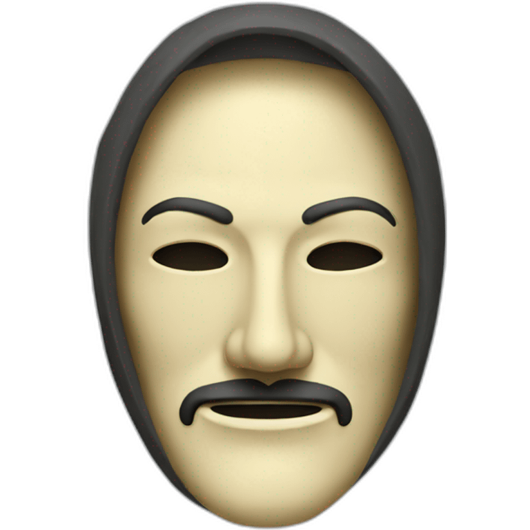 hacker Anonymous mask emoji