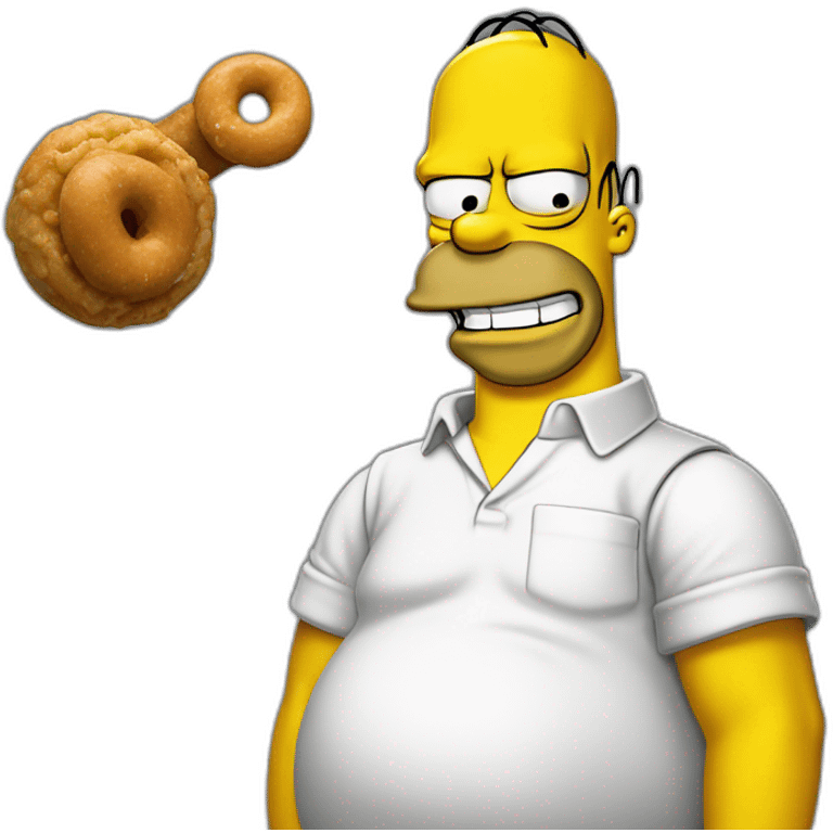 Homer Simpson du nut emoji