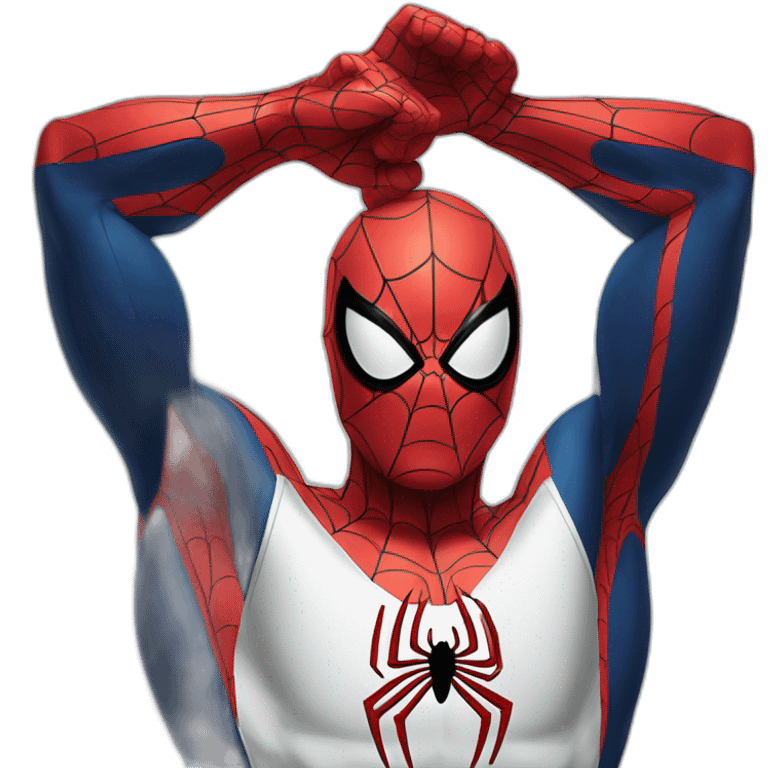 Spiderman armpit emoji