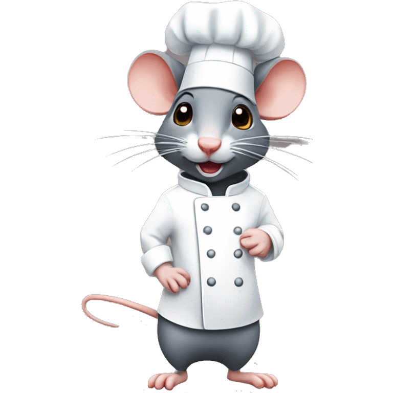 Rat with a chef hat ￼ emoji