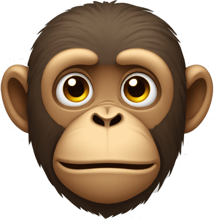 Monkey with disappointed face  emoji