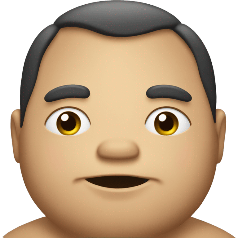 Fat guy with 3 nipples  emoji