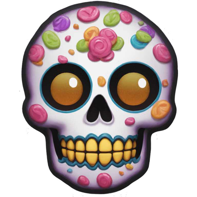 candy skull emoji