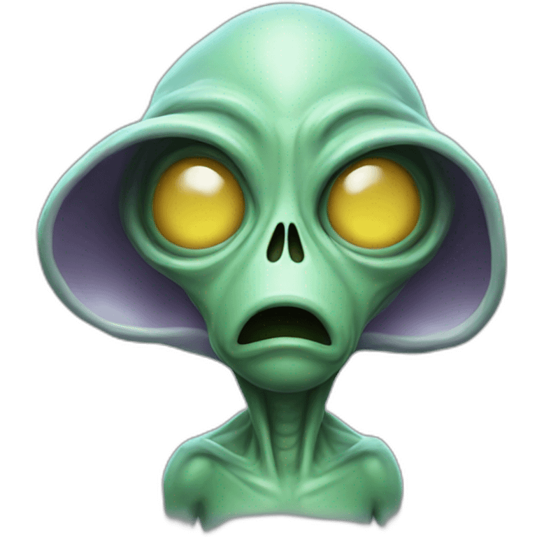 Alien qui fume emoji