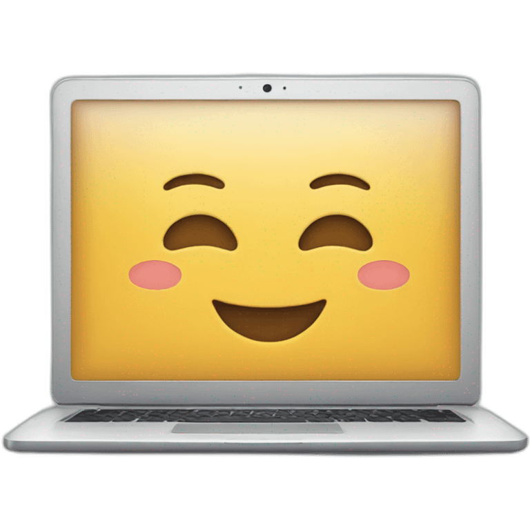 Laptop on the side emoji