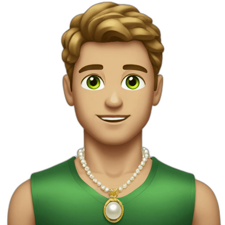 Posh-muscle-boy-with-pearl-necklace-and-green-eyes-and-brown-hair emoji