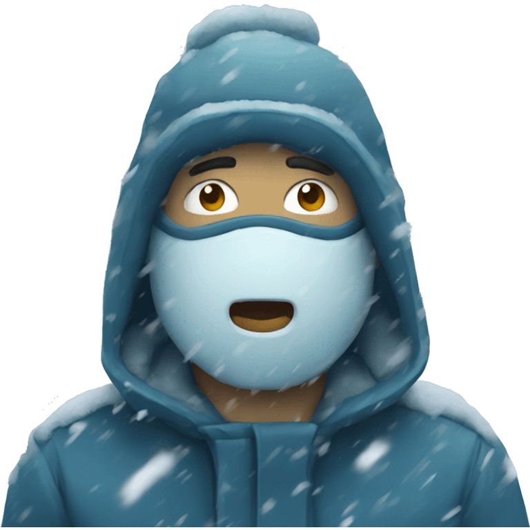 snowstorm emoji