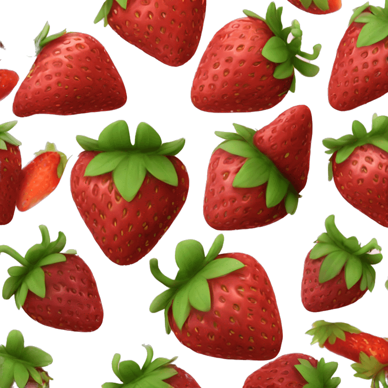 Monster strawberry  emoji