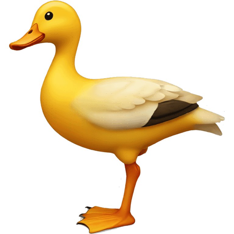 leg injury duck emoji